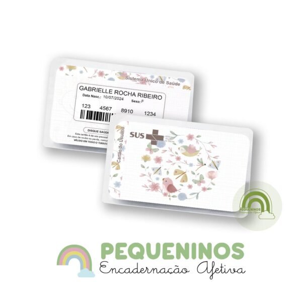 Cartão do SUS personalizado - Jardim Mellina