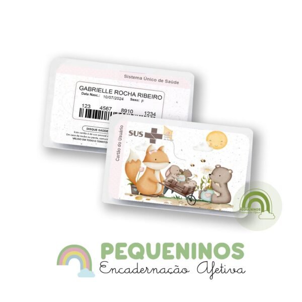 Cartão do SUS personalizado - Jardim I