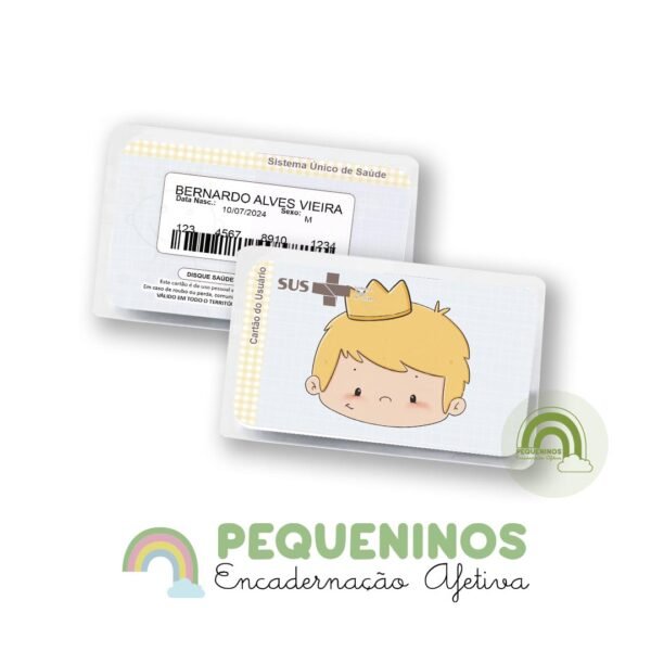 Cartão do SUS personalizado - Pequeno Príncipe I