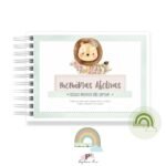 Livro Memórias Afetivas Mesversário A5 - Safari Menina Leoa - Imagem 2