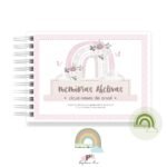 Livro Memórias Afetivas Mesversário A5 - Floral Boho Rainbow - Slika 2