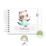 Livro Memórias Afetivas Mesversário A5 - Panda Bailarina
