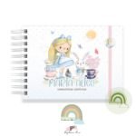 Livro Memórias Afetivas Mesversário A5 - Alice No País Das Maravilhas