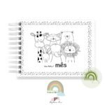 Livro Memórias Afetivas Mesversário A5 - Bichos Do Tuntun – Image 4