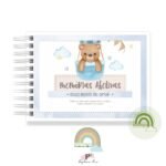 Livro Memórias Afetivas Mesversário A5 - Ursinho Baby Azul - Slika 2