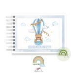 Livro Memórias Afetivas Mesversário A5 - Ursinho Baby Azul - Slika 3
