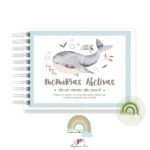 Livro Memórias Afetivas Mesversário A5 - Minha Baleia - Imagem 3