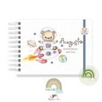 Livro Memórias Afetivas Mesversário A5 - Ursinho Astronauta