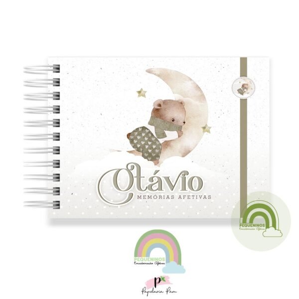 Livro Memórias Afetivas Mesversário A5 - Baby Otávio