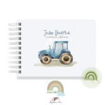 Livro Memórias Afetivas Mesversário A5 - Meu Trator Azul - Image 2