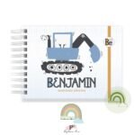 Livro Memórias Afetivas Mesversário A5 - Pequenos Escavadores - Afbeelding 2