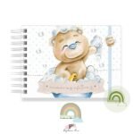 Livro Memórias Afetivas Mesversário A5 - Urso Menino