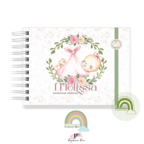 Livro Memórias Afetivas Mesversário A5 - Baby Melissa