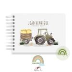 Livro Memórias Afetivas Mesversário A5 - Meu Trator Verde – Image 2