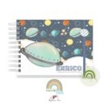 Livro Memórias Afetivas Mesversário A5 - Minhar Nave Espacial I