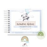 Livro Memórias Afetivas Mesversário A5 - Panda Menino - Imagem 2