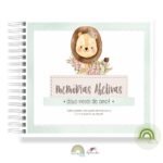 Livro Memórias Afetivas Mesversário Safari Menina Leoa - Imagem 2