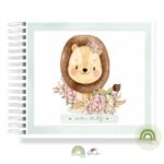 Livro Memórias Afetivas Mesversário Safari Menina Leoa - Imagem 3
