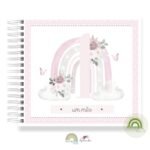 Livro Memórias Afetivas Mesversário Floral Boho Rainbow - Slika 3
