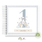Livro Memórias Afetivas Mesversário Panda Arco-Íris - Image 4