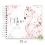 Livro Memórias Afetivas Mesversário Flamingo