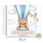 Livro Memórias Afetivas Mesversário - Ursinho Baby Azul