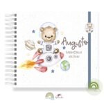 Livro Memórias Afetivas Mesversário Ursinho Astronauta
