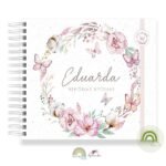 Livro Memórias Afetivas Mesversário Floral E Borboletas