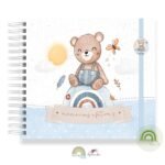 Livro Memórias Afetivas Mesversário Ursinho Arco Íris 1