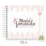 Livro Memórias Afetivas Mesversário Borboletar Floral II - Imagem 2