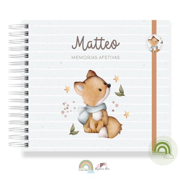 Livro Memórias Afetivas Mesversário Raposinhar I