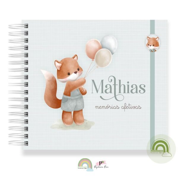 Livro Memórias Afetivas Mesversário Festa Da Raposa