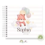 Livro Memórias Afetivas Mesversário Raposinha Girl – Image 2