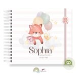 Livro Memórias Afetivas Mesversário Raposinha Girl