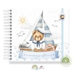 Livro Memórias Afetivas Mesversário Ursinho Marinheiro 2