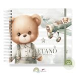Livro Memórias Afetivas Mesversário Urso Cae