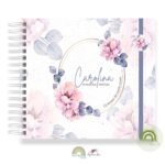 Livro Memórias Afetivas Mesversário Floral Carolina