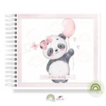 Livro Memórias Afetivas Mesversário Panda Menina - Image 3