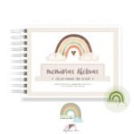 Livro Memórias Afetivas Mesversário A5 - Arco Iris Boho Menino - Imagem 3