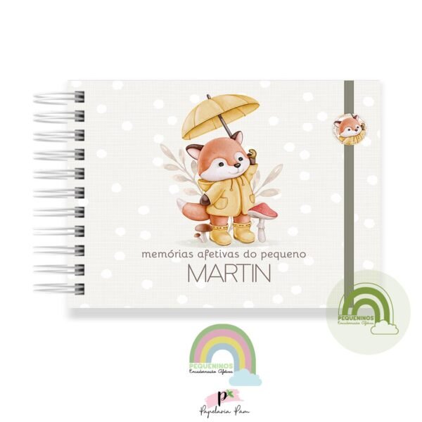 Livro Memórias Afetivas Mesversário A5 - Baby Raposinha