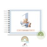 Livro Memórias Afetivas Mesversário A5 - Ursinho Aventureiro – Image 4
