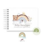 Livro Memórias Afetivas Mesversário A5 - Arco-Íris Ursinho – Bild 2