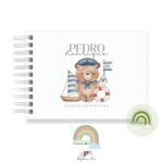 Livro Memórias Afetivas Mesversário A5 - Ursinho Marinheiro - Image 2