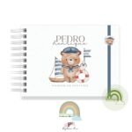 Livro Memórias Afetivas Mesversário A5 - Ursinho Marinheiro