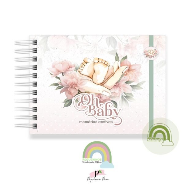 Livro Memórias Afetivas Mesversário A5 - Oh, Baby
