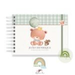 Livro Memórias Afetivas Mesversário A5 - Urso João 1