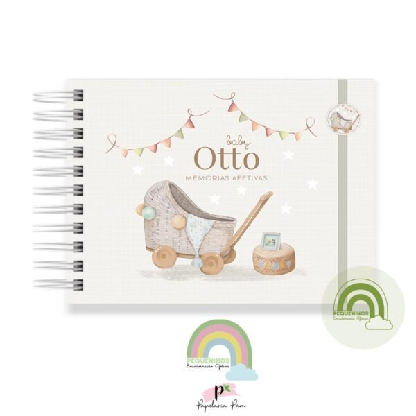 Livro Memórias Afetivas Mesversário A5 - Baby Otto