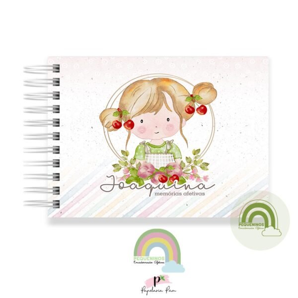 Livro Memórias Afetivas Mesversário A5 - Miss Cerejinha