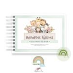 Livro Memórias Afetivas Mesversário A5 - Safari Menina - Image 2