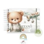 Livro Memórias Afetivas Mesversário A5 - Urso Cae
